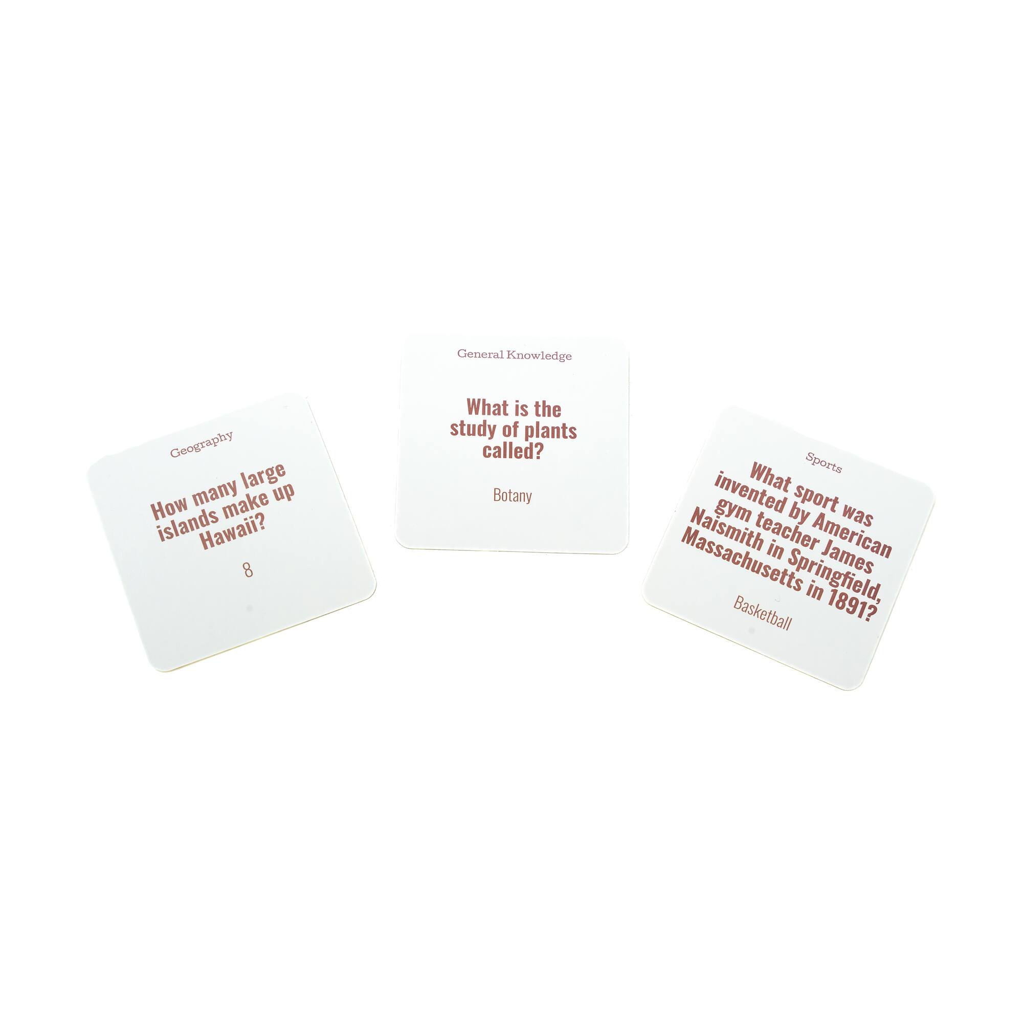 After Dinner Quiz Card Game